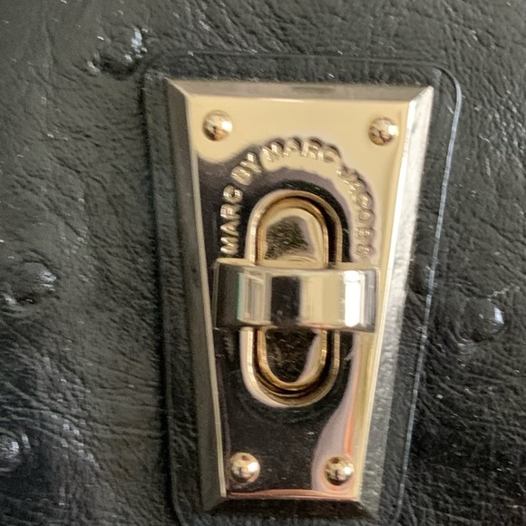 Marc by Marc Jacobs Ozzie Ostrich Embossed Satchel - Picture 6 of 7